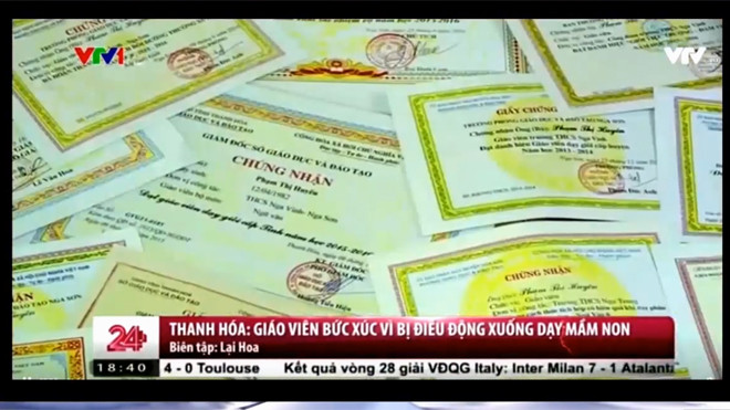 Thanh Hóa: Giáo viên khóc nức nở vì bị điều xuống dạy mầm non