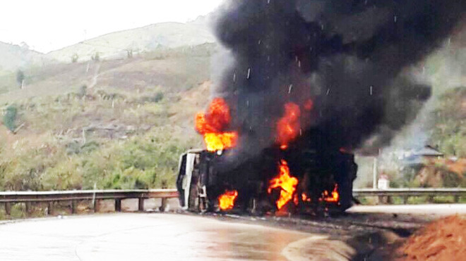 Hiện trường vụ tai nạn