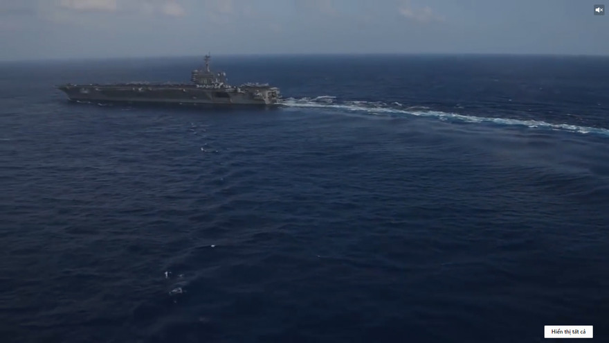 Tàu sân bay Mỹ trên Biển Đông