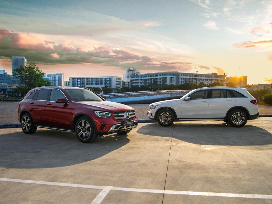 Ngoại thất hoàn hảo của cặp đôi Mercedes Benz GLC 2020