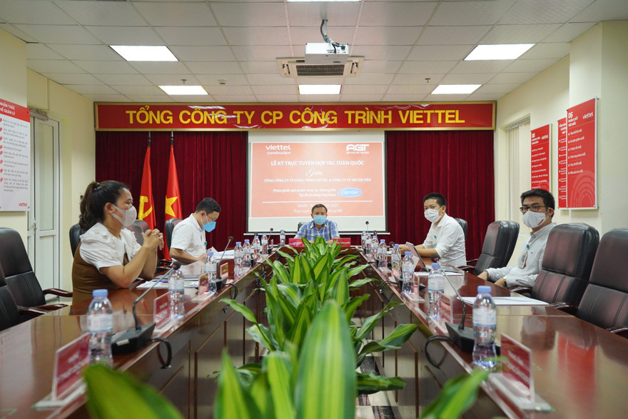 Viettel Construction chính thức trở thành tổng đại lý máy lọc không khí Carrier 