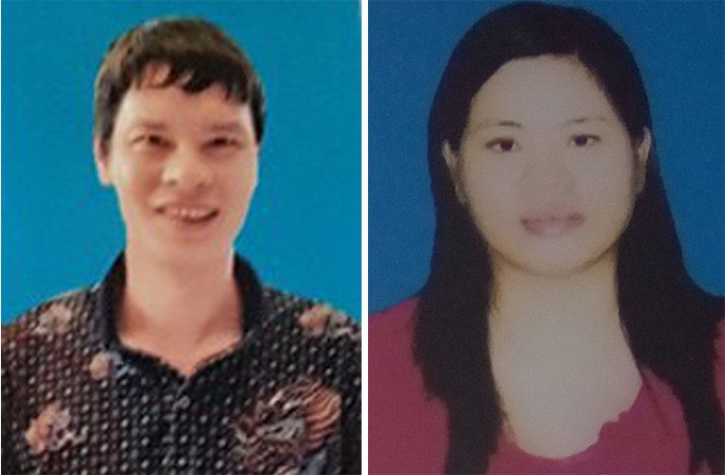 Hai đối tượng Phùng Ngọc Huy và Trần Thị Diệp
