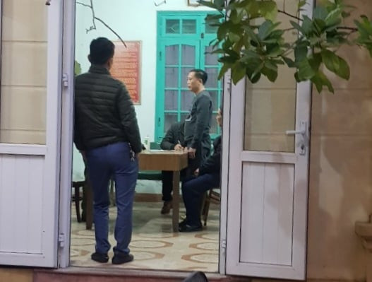 Công an Thái Bình bắt giữ trùm xã hội đen Nguyễn An Bình - Ảnh: Hoàng Long