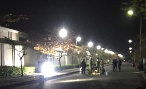 Hiện trường phát hiện thi thể nam công nhân bị tử vong - Ảnh: CATB