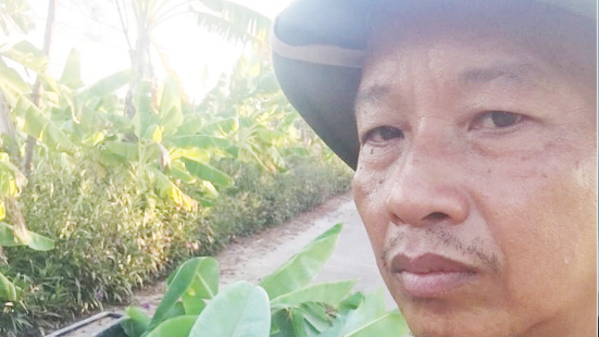 Trìm "ma tuý" Hoà "sánh" vừa bị bắt quả tang đang bán ma tuý - Ảnh: CTV