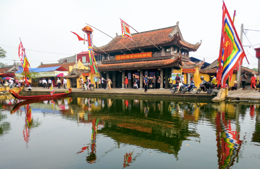 Lễ hội chùa Keo Hành Thiện trở thành Di sản phi vật thể Quốc gia - Ảnh: Hoàng Long