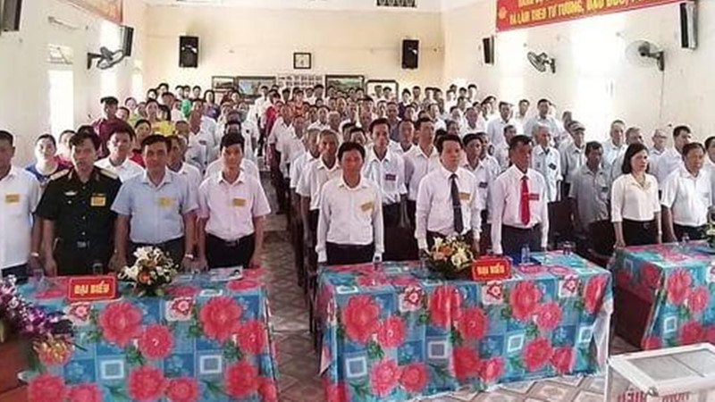 Sáng 20/5, đại hội Đảng bộ xã An Bình được tổ chức lại