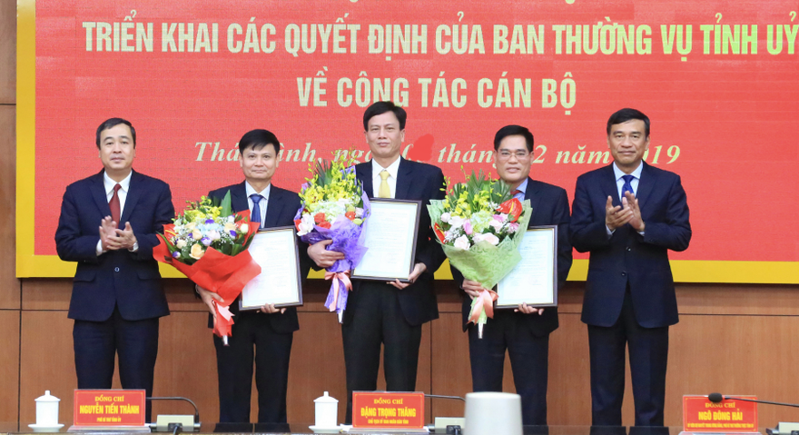 Tỉnh Thái Bình điều động, luân chuyển, bổ nhiệm hàng loạt cán bộ chủ chốt - Ảnh: Hoàng Long