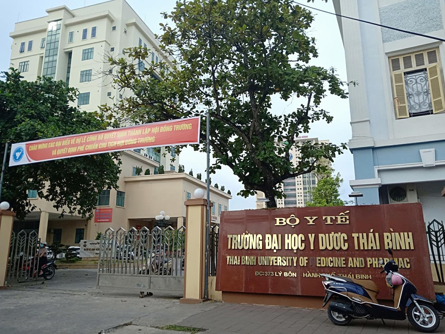 Đại học Y Thái Bình công bố điểm sàn tuyển sinh 2019 - Ảnh: Hoàng Long