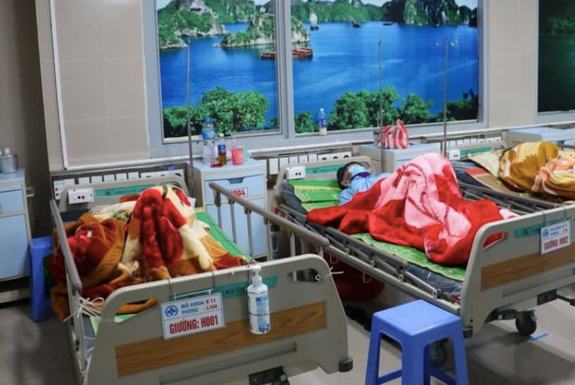 2 trường hợp mới trở về từ vùng dịch được cách ly, theo dõi tại Khoa Truyền nhiễm, Bệnh viện đa khoa tỉnh Thái Bình - Ảnh: Hoàng Long