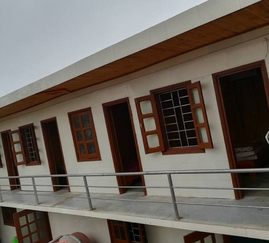 Khu phòng nghỉ xảy ra vụ cán bộ đánh bạc - Ảnh: Hoàng Long