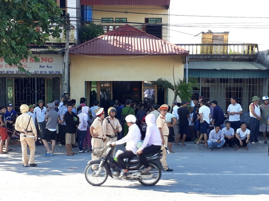 Chỉ vì mâu thuẫn về chiếc điếu cày, Nghiêm Văn Thành đã đâm chết anh ruột - Ảnh: Hoàng Long