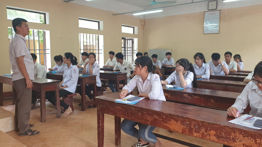 Thí sinh Nam Đinh tham dự kỳ thi THPT Quốc gia 2019 - Ảnh: Hoàng Long