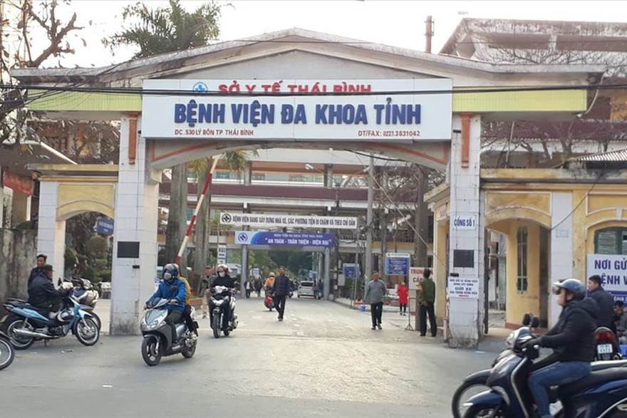 Ngày 30/1, Bệnh viện Đa khoa tỉnh Thái Bình tiếp nhận, điều trị bệnh nhân vừa từ Vũ Hán trở về - Ảnh: Hoàng Long