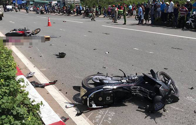 Hiện trường vụ tai nạn