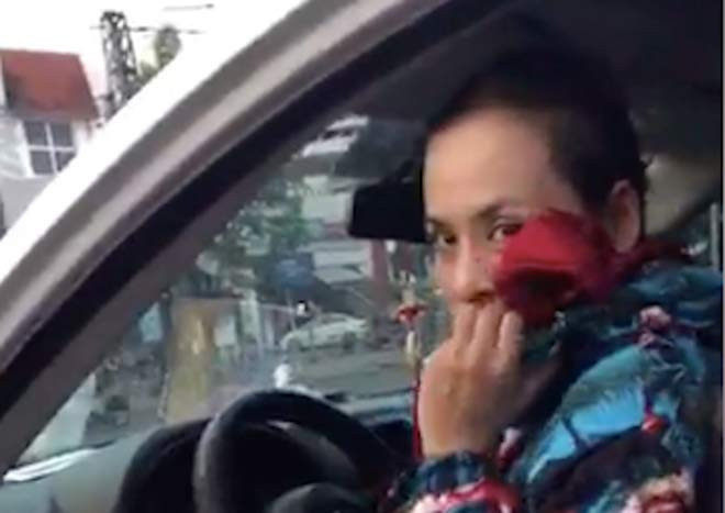 Bà Hoàng Thị Huế, người bị Công an triệu tập để làm rõ vụ việc (Ảnh chụp màn hình từ trang cá nhân của bà Nguyễn Thị Gái)