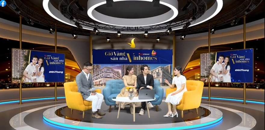 Sự kiện livestream “Giờ vàng săn nhà Vinhomes” với sự góp mặt của Đông Nhi – Ông Cao Thắng đạt kỷ lục 8.000 người theo dõi cùng lúc