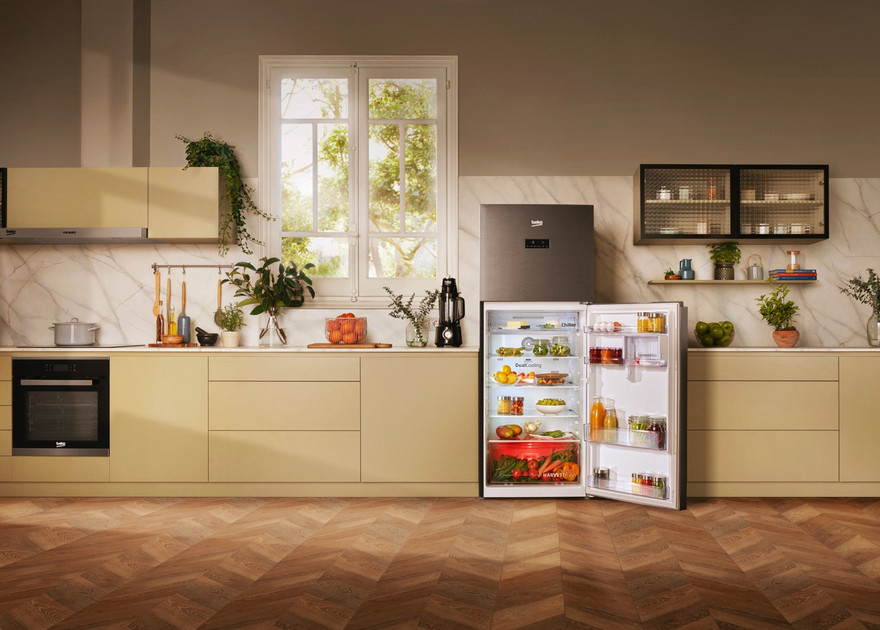 Beko ra mắt tủ lạnh tích hợp công nghệ ánh sáng vi chất Harvestfresh