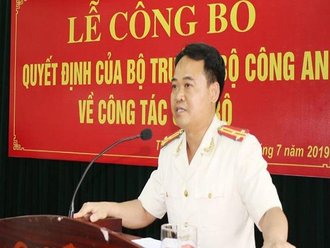 Bộ Công an bổ nhiệm Trưởng Công an thành phố Thanh Hoá