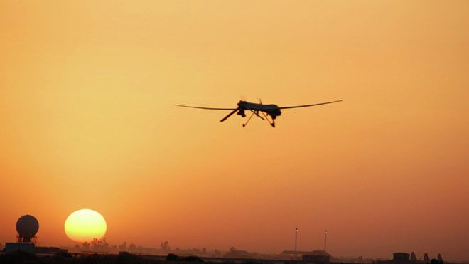 IS được cho là đã đánh cắp công nghệ chế tạo máy bay không người lái MQ-1 Predator của Mỹ sau đó tìm cách cải biến. (Ảnh: Sputnik)