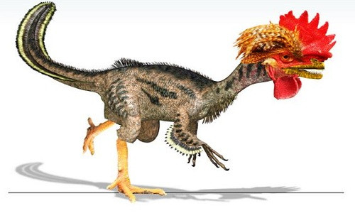 Khủng long ra đời từ gà biến đổi gene. Ảnh: Live Science.