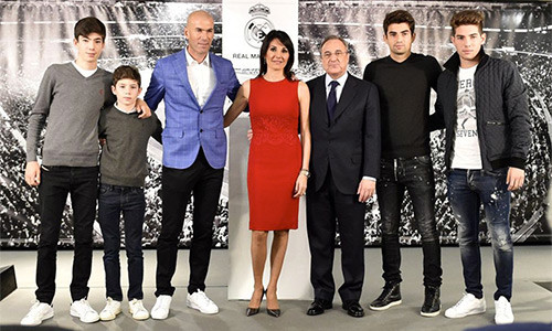 Real Madrid, với Zidane, giống như gia đình. Ảnh: AFP.