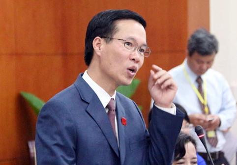 Ông Võ Văn Thưởng, Phó Bí thư Thành ủy TP HCM (ảnh: KT)