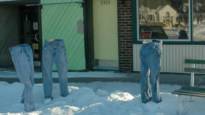 Hài hước cách 'lên tinh thần' trong ngày giá rét