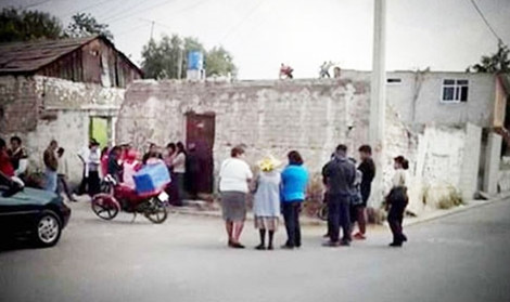 Ngôi nhà nơi xảy ra sự việc đau lòng.