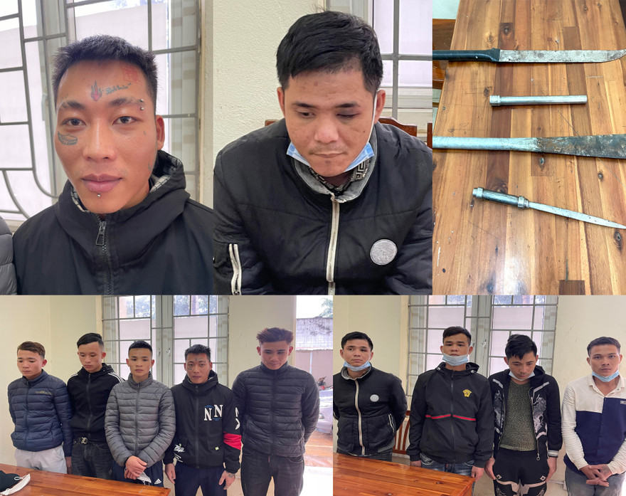 Mâu thuẫn khi mua bán đào, hơn 10 đối tượng bịt mặt đập phá tài sản