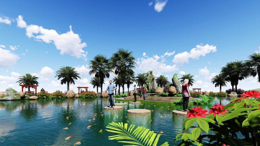 Sao Mai Solar trở thành khu du lịch đặc biệt ngay trên vùng bán sơn địa Núi Cấm 