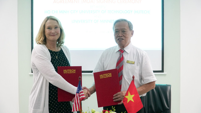 HUTECH ký kết hợp tác cùng ĐH Minnesota (Hoa Kỳ)
