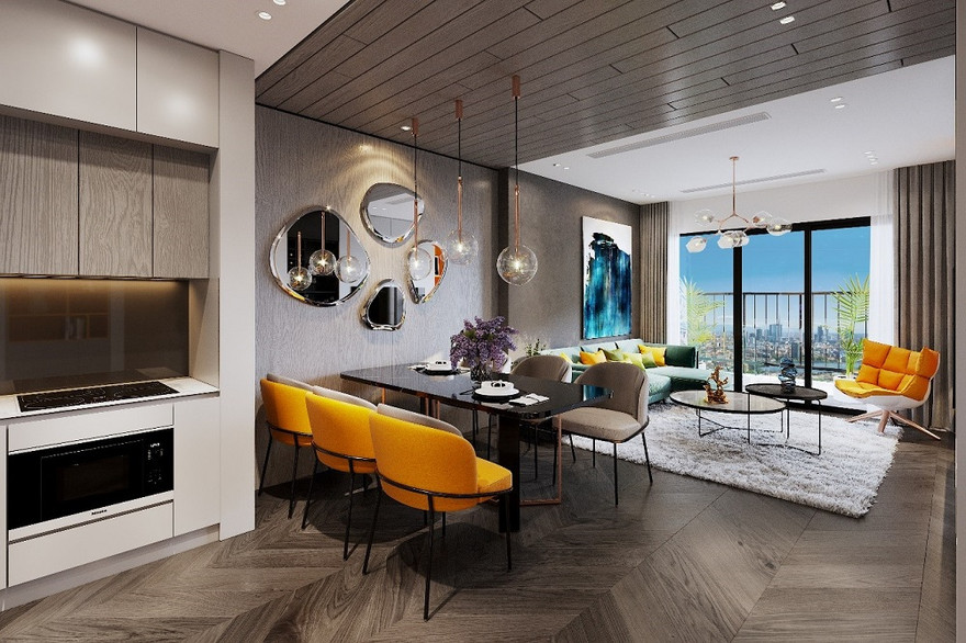 Không gian thiết kế thoáng đạt tại The Terra – An Hưng