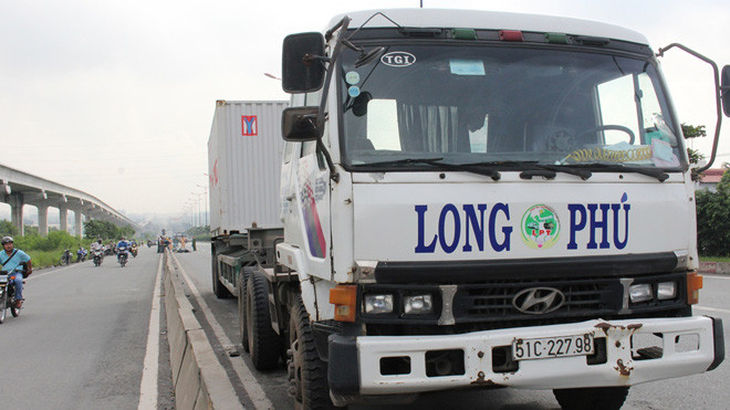 Hiện trường vụ tai nạn.