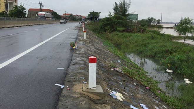 Hiện trường vụ việc. Ảnh: Quảng Hà