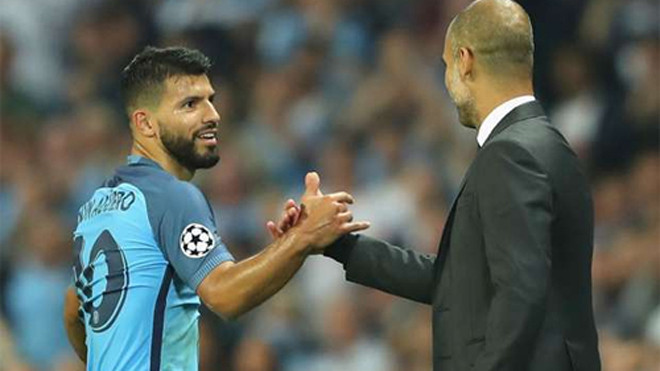 Pep đang nâng tầm cho cả Aguero lẫn Man City. Ảnh: Reuters