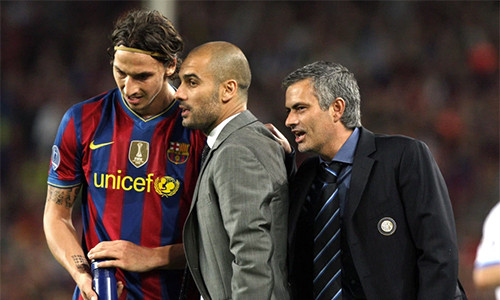Mourinho được cho là nhỉnh hơn ở thời kỳ đầu đối đầu với Guardiola, vì ông vượt qua đồng nghiệp người Tây Ban Nha ở bán kết rồi vô địch Champions League 2010.