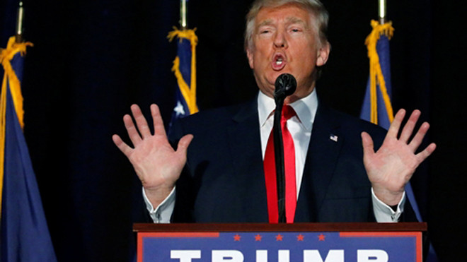 Ứng viên tổng thống đảng Cộng hòa Donald Trump. Ảnh: Reuters.