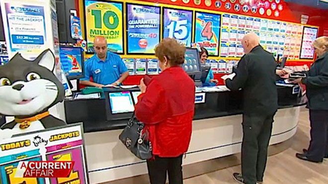 Một cửa hàng xổ số ở Melbourne, Australia (Ảnh: Nine Network)