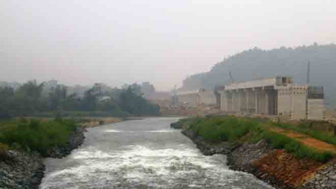 Kênh Bắc, đoạn chảy qua huyện Ngọc Lặc (Thanh Hóa)