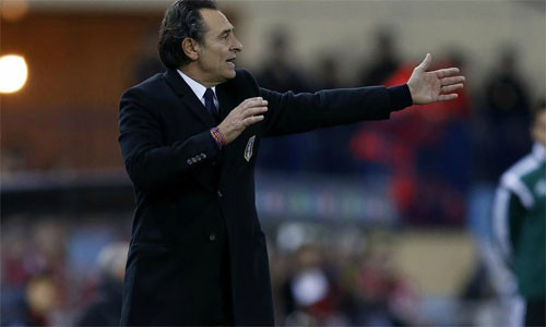 Cesare Prandelli khi còn dẫn dắt tuyển Italy. Ảnh: Marca.
