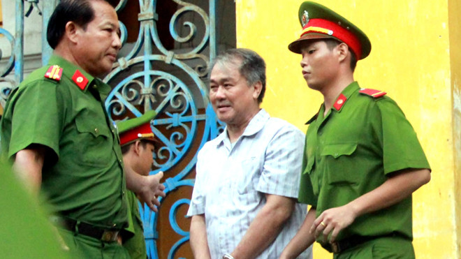 Phạm Công Danh vừa nộp đơn kháng cáo từ trại tạm giam. Ảnh: Tân Châu 