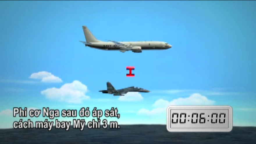 Chiến đấu cơ Nga chặn máy bay do thám Mỹ như thế nào