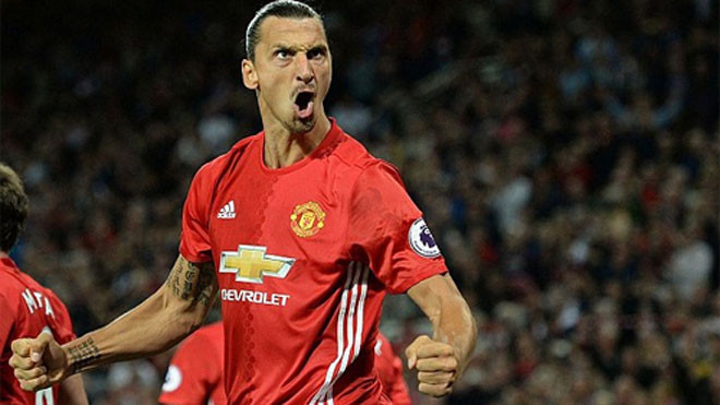 Ibrahimovic đang có phong độ cao trong màu áo Quỷ đỏ. Ảnh: Reuters