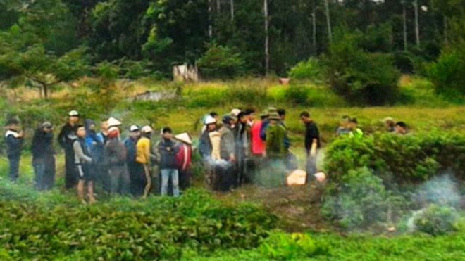 Hiện trường nơi phát hiện xác chết