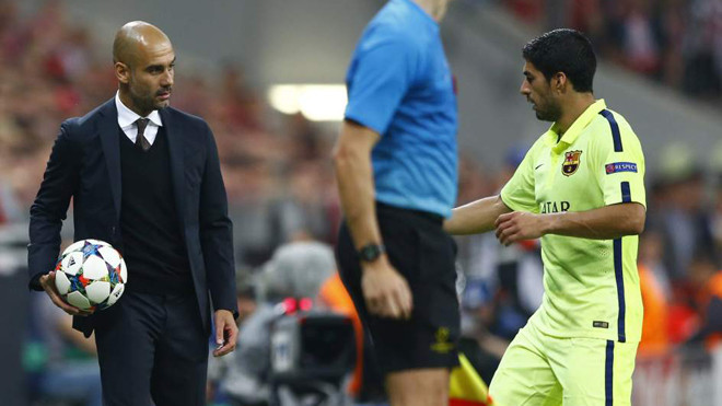 Guardiola luôn muốn có sự phục vụ của Luis Suarez