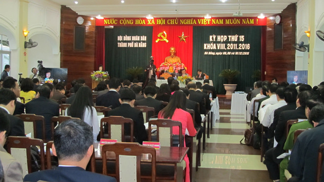 Kỳ họp HĐND TP Đà Nẵng lần 15 khóa VIII khai mạc sáng nay