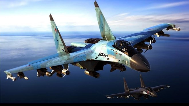 Tiêm kích Su-35 của Không quân Nga.