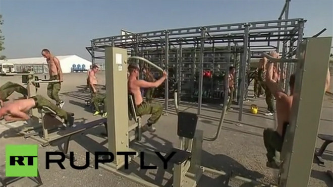 Tiện nghi trong căn cứ không quân Nga ở Syria