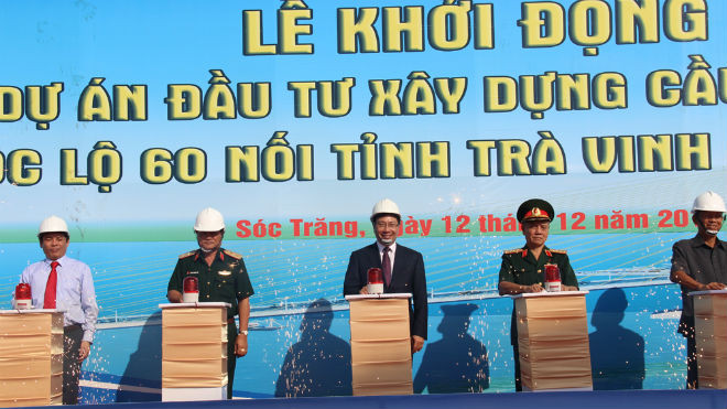 Lễ khởi công cầu Đại Ngãi 